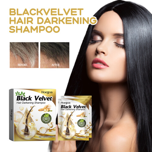 Schwarzes Haarshampoo, Glättend, Feuchtigkeitspflege 1