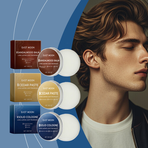 Herren Sandelholz Duftcreme, lang anhaltender Duft 1