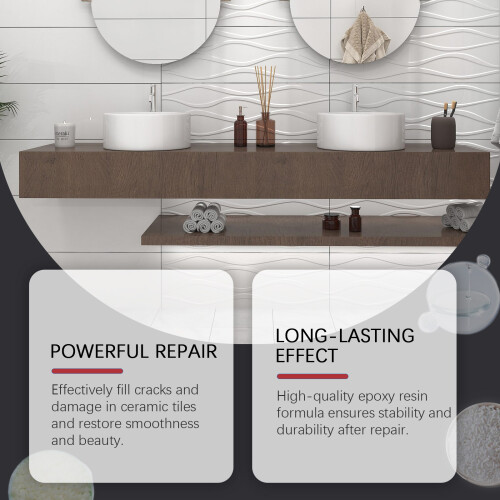 Tile Repair Glue, Bathroom Floor Marble Waterproof 2
