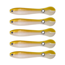 Esca da pesca bionica morbida, materiale di alta qualità per la pesca in acqua dolce e salata, accessorio da pesca con meccanismo scorrevole ed