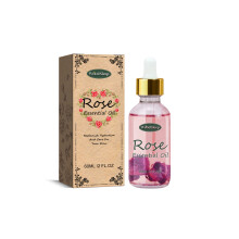 Rose Essential Oil for Women's Dry Skin Body Care