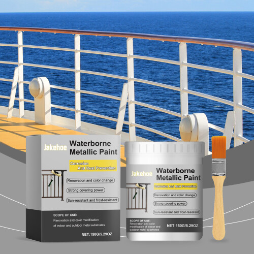 Water-Based Anti-Rust Paint Black Waterproof Metal Refurbish 1