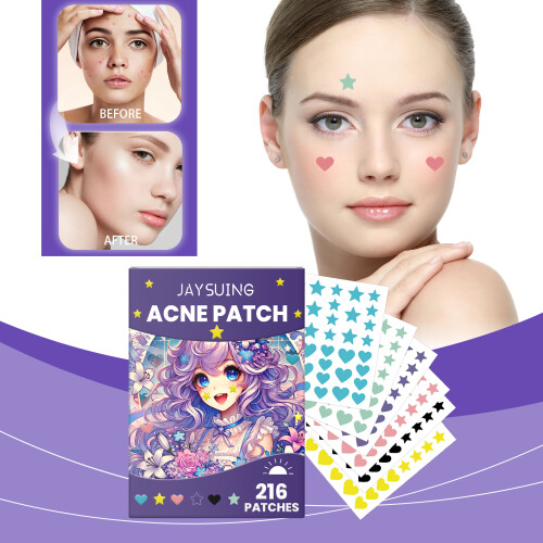 Color Acne Patch Print Face Cover 1