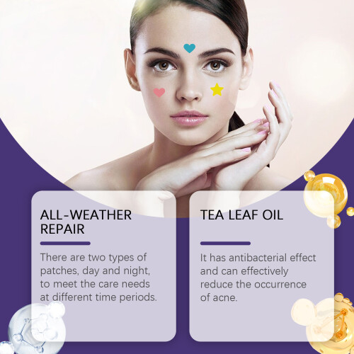 Color Acne Patch Print Face Cover 2