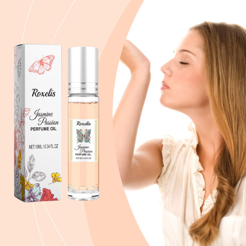 Roll-On Jasminparfum, langanhaltender Duft, tragbare Flasche 1