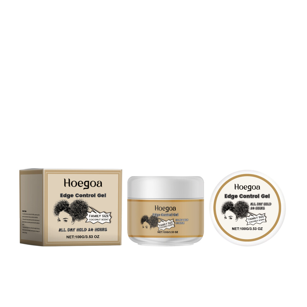 Hair Edge Styling Gel, Broken Lanugo Coconut Holding