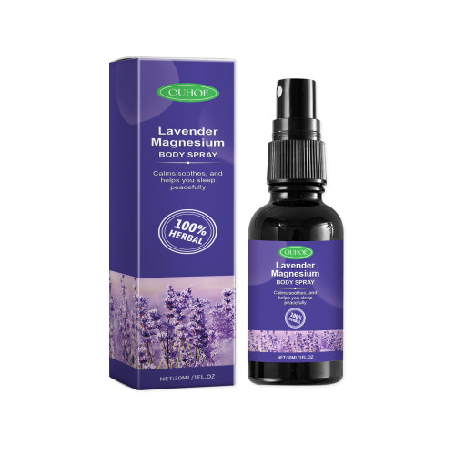 Lavender Magnesium Body Spray: Soothes Insomnia & Calms Mind
