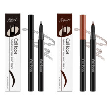 Four-Prong Eyebrow Pencil Waterproof Sweat Resistant Long-Lasting