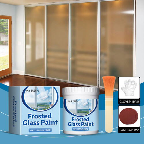 Frosted Glass Paint, Peeping & Light Resistant for Bathroom & Office 1
