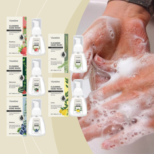 Lemon Foaming Hand Sanitizer: Gentle Cleansing & Moisturizing 1