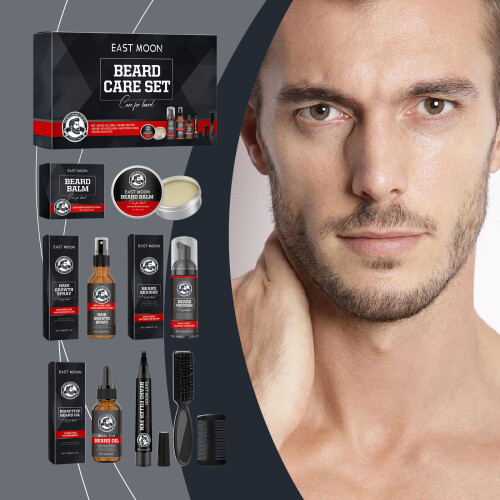 Men's Beard Care Set: Gentle Cleansing & Moisturizing 1