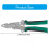 Foldable Cable Stripper With 0.8-2.6mm Hole Rotating Peeling 3