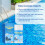 Pool Effervescent Tablet - Water Clarifying, Odor & Stain Removal 10