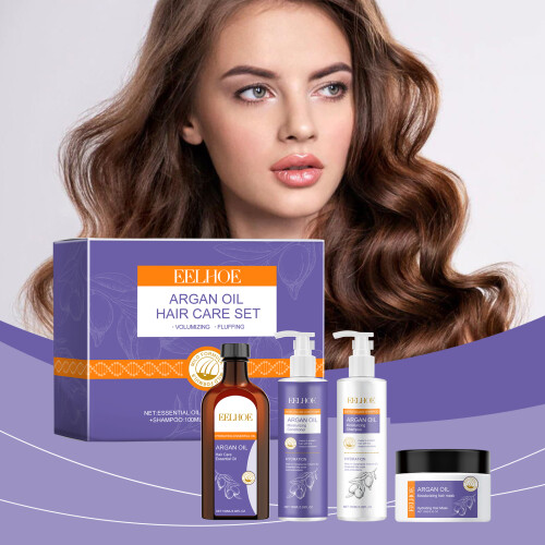 Argan Oil Volumizing Hair Smoothing Set 1