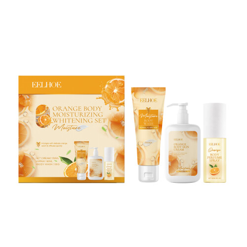 Hautpflegeset Orange mit Aufhellung & Duft