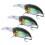 Δόλωμα Crankbait με δελεαστική δράση, αιχμηρό αγκίστρι ψαρέματος με ρεαλιστικό 4