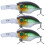 Δόλωμα Crankbait με δελεαστική δράση, αιχμηρό αγκίστρι ψαρέματος με ρεαλιστικό 6