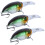 Δόλωμα Crankbait με δελεαστική δράση, αιχμηρό αγκίστρι ψαρέματος με ρεαλιστικό 8