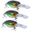 Δόλωμα Crankbait με δελεαστική δράση, αιχμηρό αγκίστρι ψαρέματος με ρεαλιστικό 5