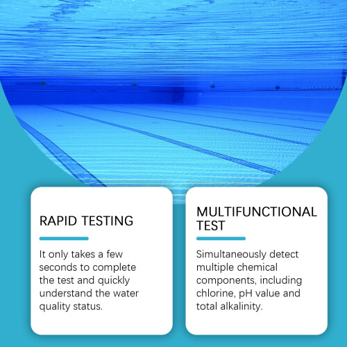 HozoneX Pool-Teststreifen 3-in-1 pH 2