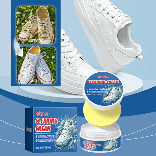 White Shoe Cleaning Cream - Stain Remover 1