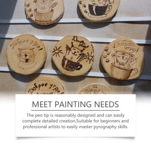 Wood Burning Marker for DIY Coasters & Leather 2