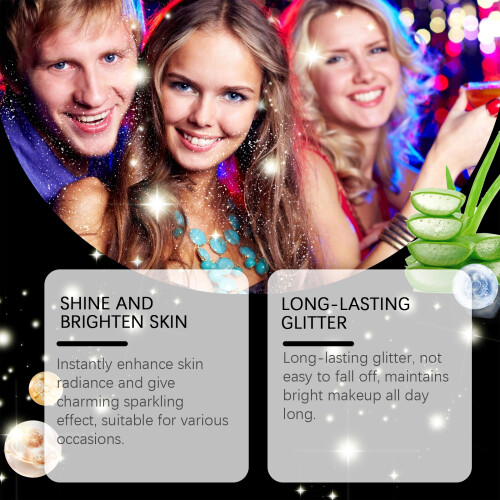 Bühnen-Makeup Glitzer-Spray für Tanz 2