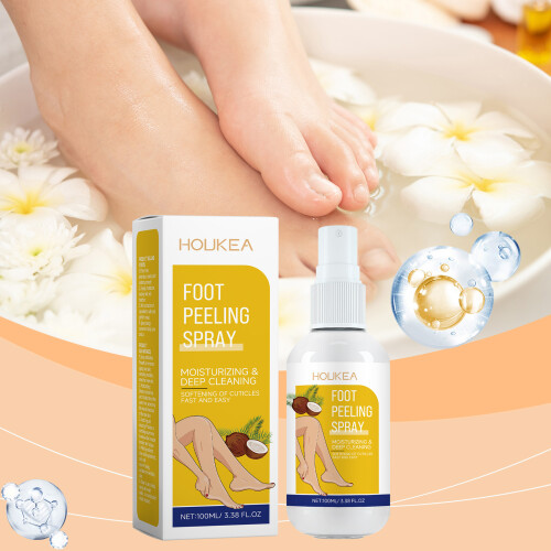Foot Exfoliator Gentle Cleansing Moisturizing Spray 1
