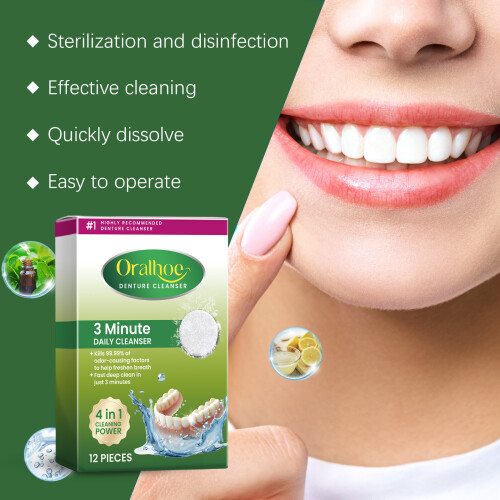 Denture Cleaning Tablets Dental Stain 2