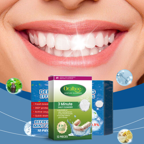 Denture Cleaning Tablets Dental Stain 1