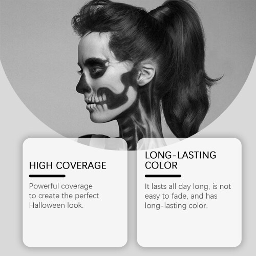 Halloween Gesichtsmalstifte bunter Clown-Make-up-Set 2