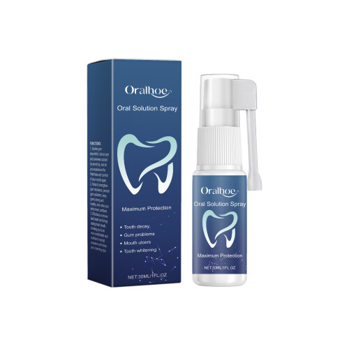 Oral Solution Spray for Fresh Breath Clean Teeth Mouth Hygiene