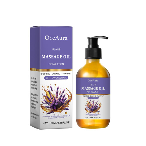 Lavendel-Massageöl - Beruhigt Haut, zieht schnell ein