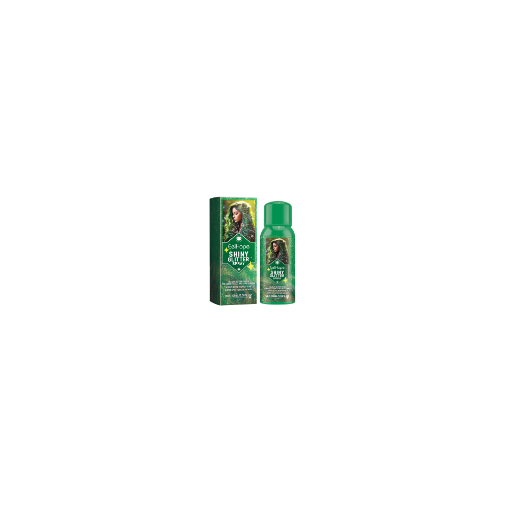 Color Brightening Glitter Spray for Hair & Body Highlight