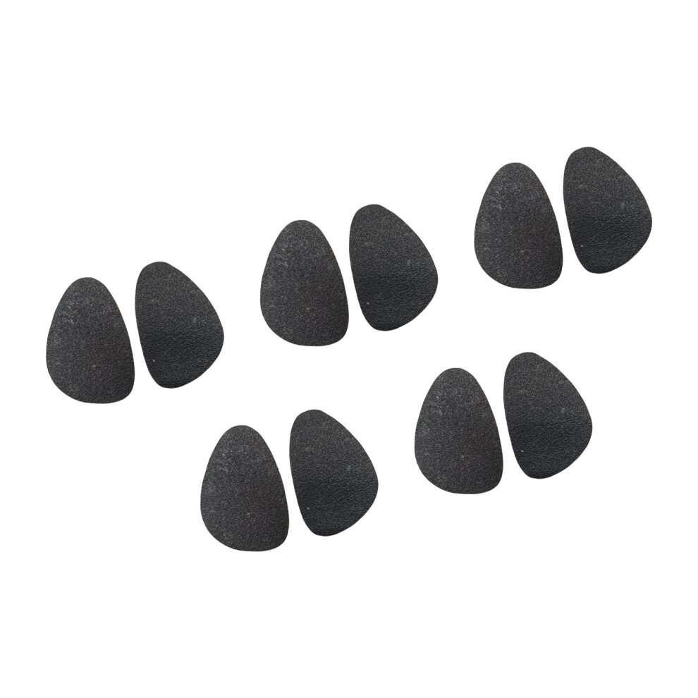 10Pieces Nonslip Shoe Pads Adhesive Shoe-Peach shape Frosted