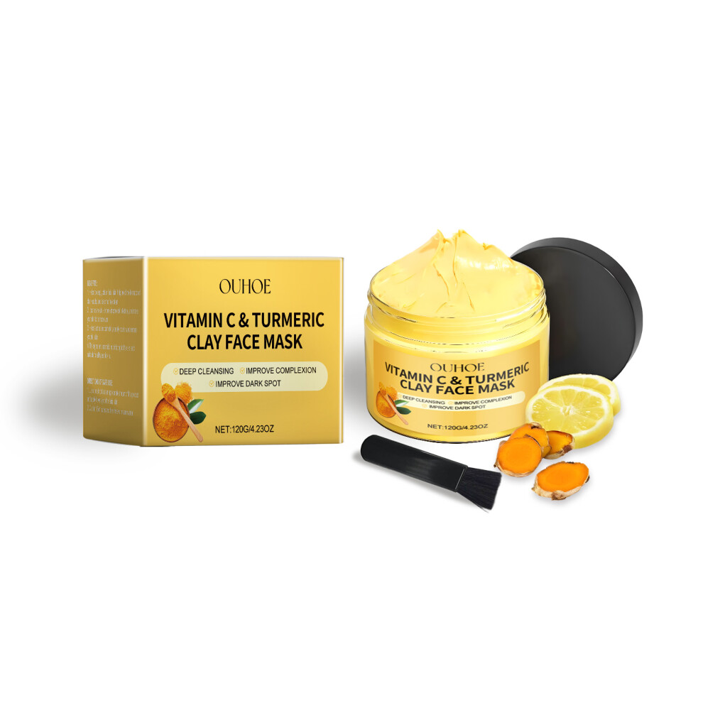 Vitamin C Turmeric Mud Film: Soften, Brighten & Hydrate Skin