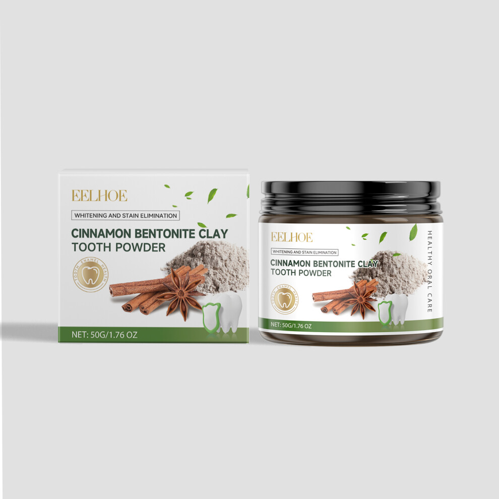 Cinnamon Volcanic Ash Whitening Teeth Powder