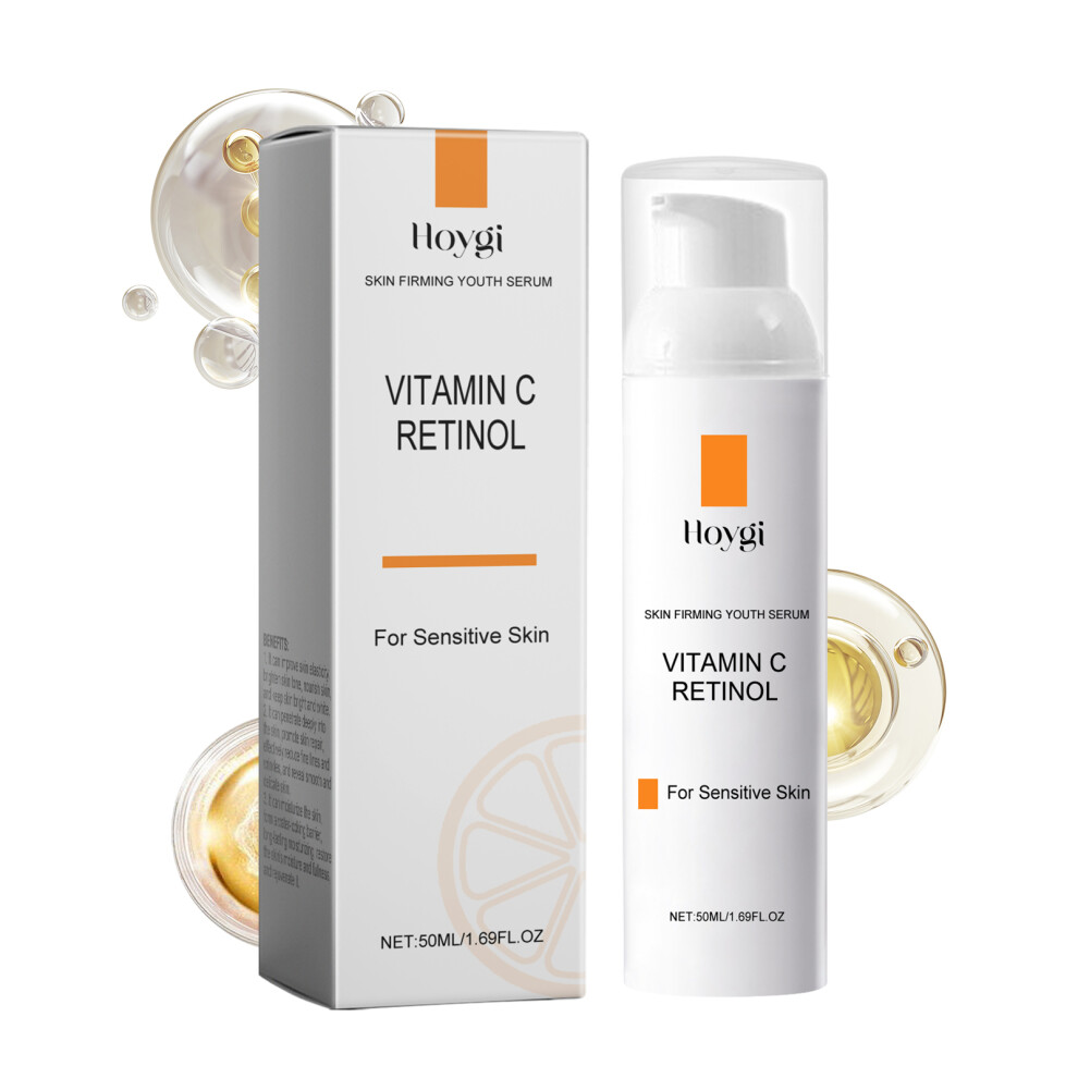 Retinol & Vitamin C Anti-Wrinkle Serum, Moisturizing Facial Treatment