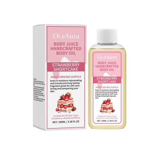 Strawberry Fragrant Moisturizing Body Essential Oil