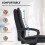 Homcom (Black) HOMCOM Office Chair, Computer Desk Chair with Dual-Layer Padding 4