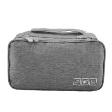 Estojo para projetor em nylon resistente com acolchoamento protetor e acabamento impermeável. Bolsa de viagem compacta para mini projetores LED e