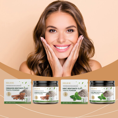 Peppermint Volcanic Ash Whitening Teeth Powder 1