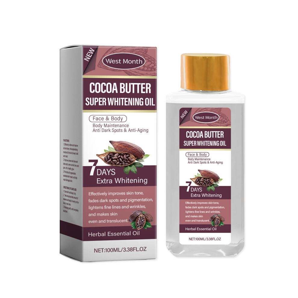 Cocoa Body Oil: Hydrating, Moisturizing, Firming & Refreshing