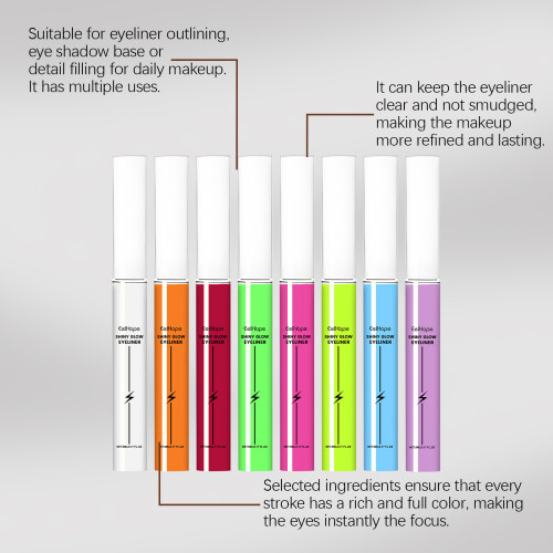 Fluorescent Eyeliner (Blue) - Long-Lasting, Smooth & Moisturizing 2