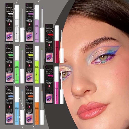 Fluorescent Eyeliner (Blue) - Long-Lasting, Smooth & Moisturizing 1