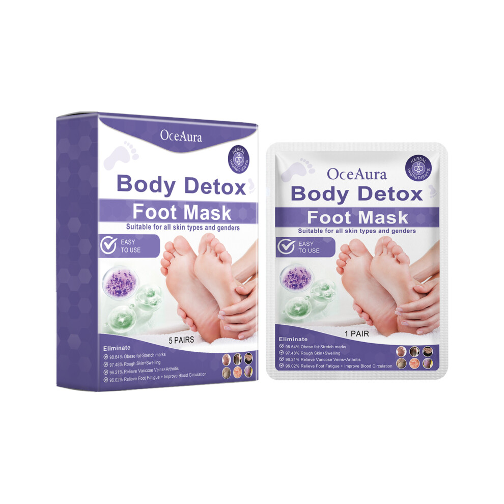 Foot Mask: Relieves Discomfort, Cleanses, Tightens & Moisturizes