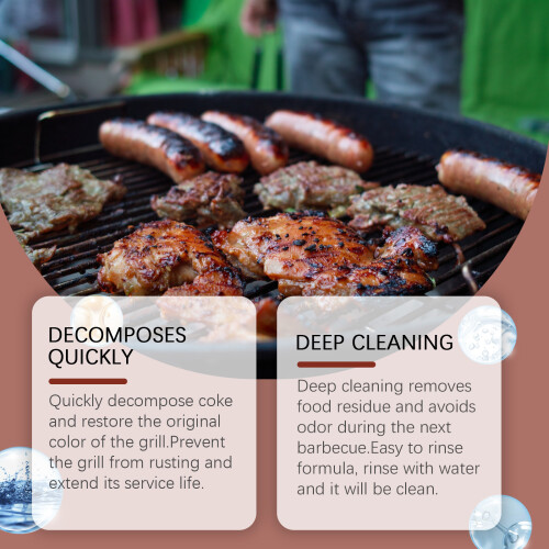 Grill Cleaner Spray: Cleans Oils & Stains 2