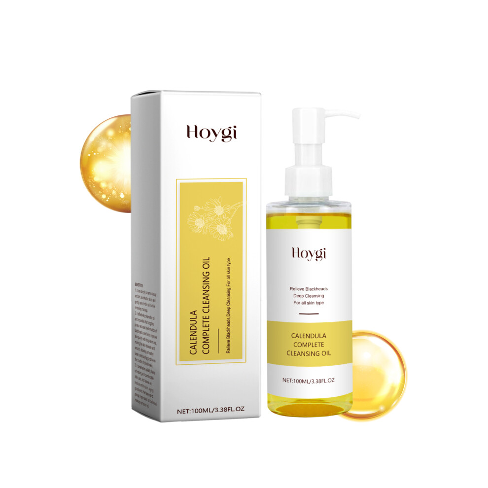 Calendula Cleansing Oil for Gentle Face & Eye Makeup Removal
