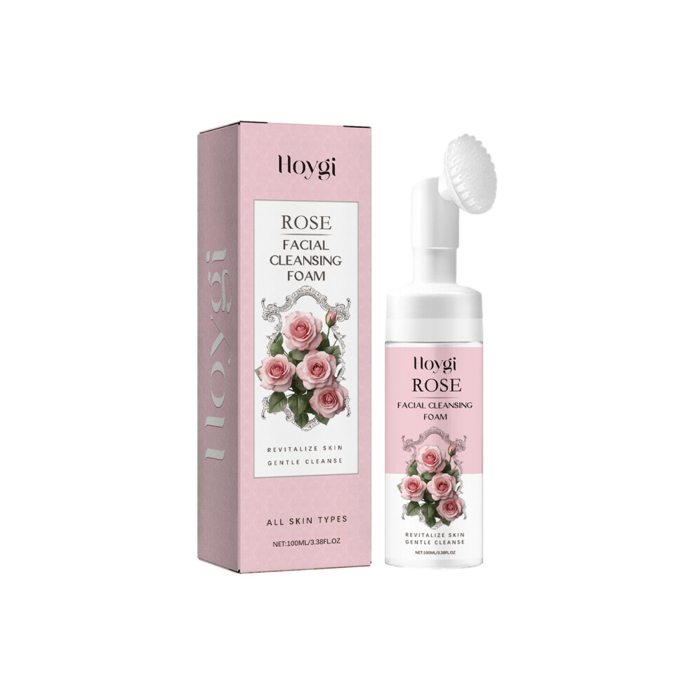 Rose Foam Cleanser Oil Control, Deep Clean, Pore Refining, Brightening