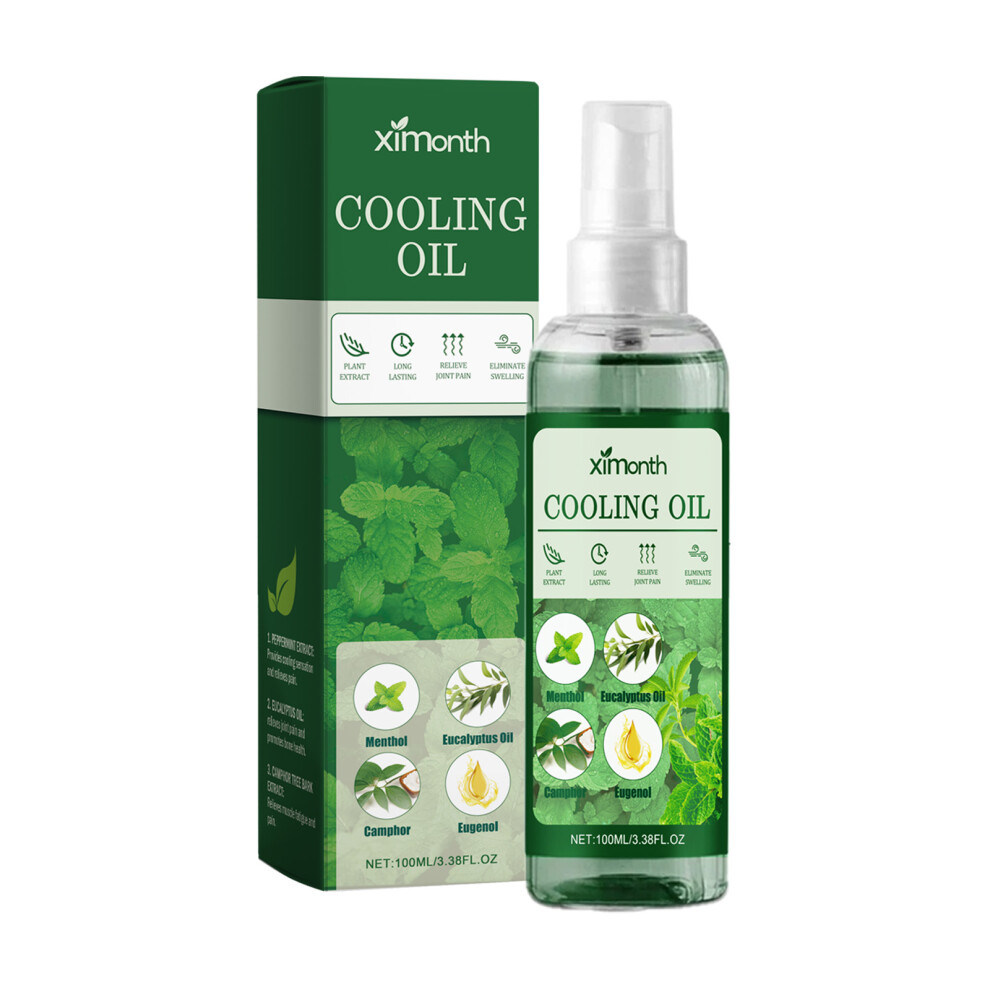Joint Cooling Spray for Knee, Wrist, Waist & Leg with Gentle Massage